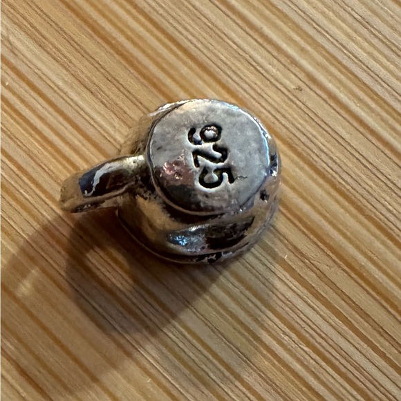 Silver Coffee cup charm - Picture 2 of 7